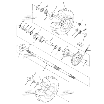 REAR WHEEL DRIVE ASSEMBLY