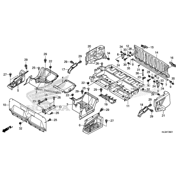BED PLATE@REAR GATE (2)