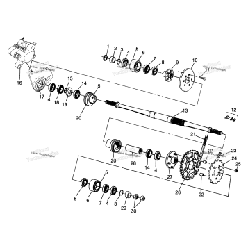 MIDDLE DRIVE MAGNUM 6X6 & MAGNUM 6X6 SWEDISH S968744
