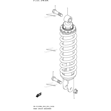 REAR SHOCK ABSORBER (DR-Z125)
