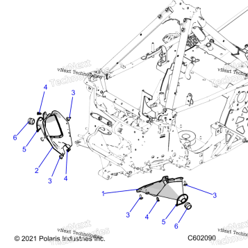 CHASSIS, TIE ROD BOOT ASM