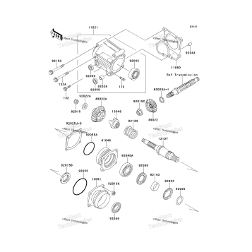 FRONT BEVEL GEAR