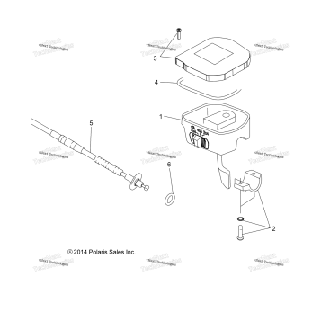 STEERING, CONTROLS, THROTTLE ASM. & CABLE