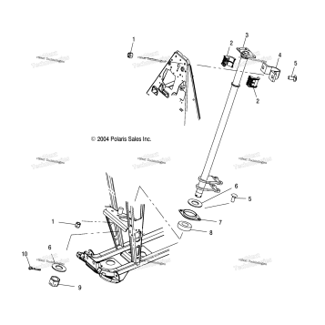 STEERING POST /CB