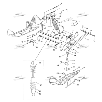 FRONT SUSPENSION & SKI