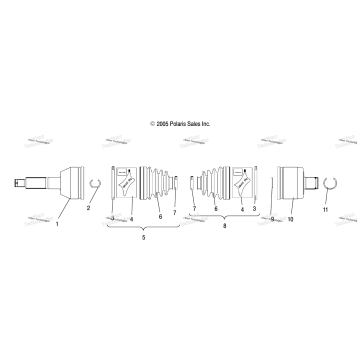 SHAFT, DRIVE, REAR