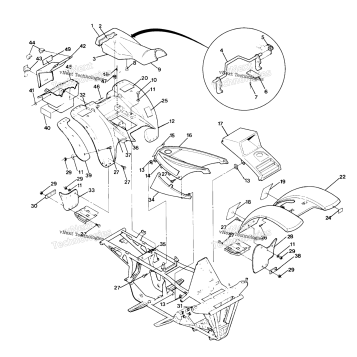 BODY ASSEMBLY 4X4UPDATED 4/89 #2