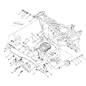 ENGINE & MUFFLER MOUNTING