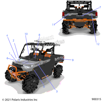 BODY, DECALS, GRAPHICS (900315
