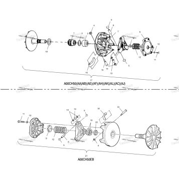 DRIVE CLUTCH A00CH50AA
