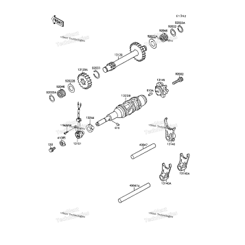 GEAR CHANGE DRUM/SHIFT FORK(S)