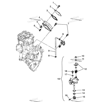OIL PUMP SPORTSMAN 4X4