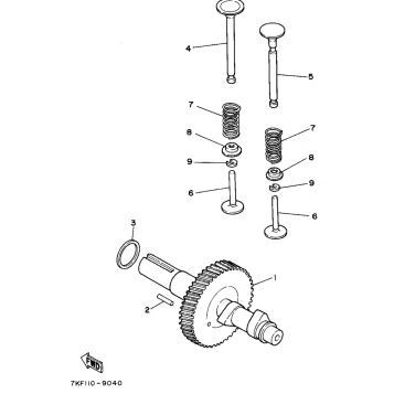 CAMSHAFT - VALVE