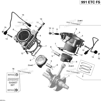 CYLINDER AND PISTON