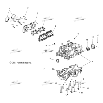 ENGINE, CRANKCASE