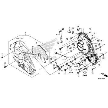 RIGHT CRANKCASE COVER