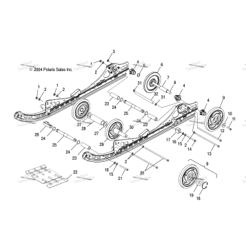 REAR SUSPENSION /7CSA/8CS/8CSA (4993799379C02)