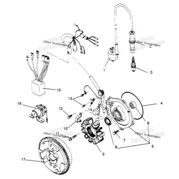 MAGNETO ASSEMBLY MAGNUM 2X4
