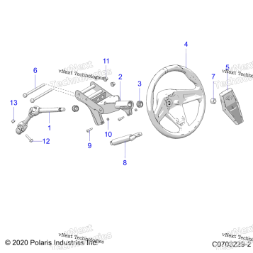 STEERING, UPPER STEERING ASM