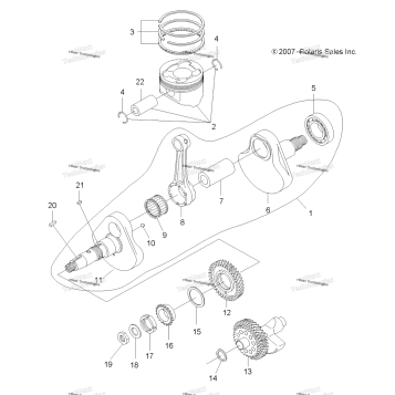 ENGINE, CRANKSHAFT & PISTON