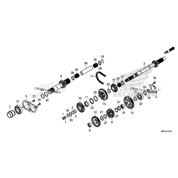 TRANSMISSION (MAINSHAFT) (DCT)