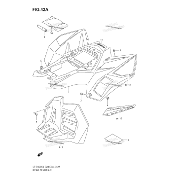 REAR FENDER (MODEL K8)