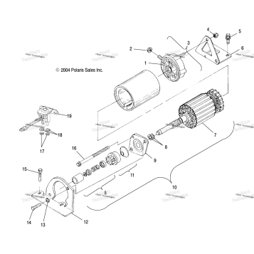 STARTING MOTOR /BE
