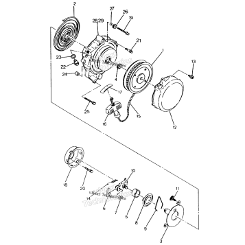 RECOIL STARTER ASSEMBLY TRAIL BOSS
