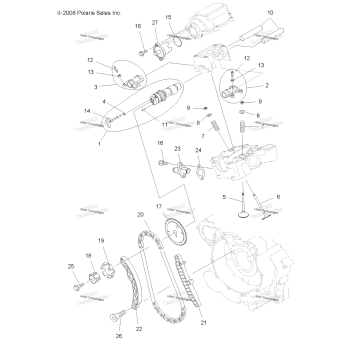 ENGINE, VALVES & CAMSHAFT