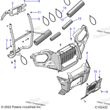 BODY, FRONT BUMPER & MOUNTING