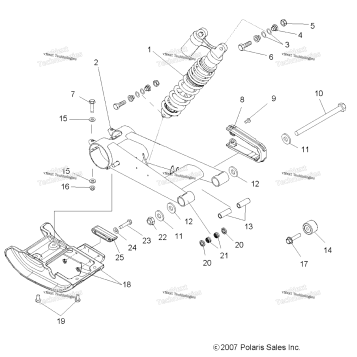 SUSPENSION, SWING ARM