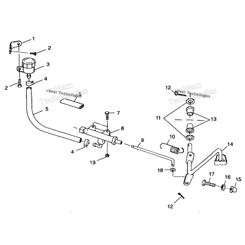 REAR BRAKE MASTER CYLINDER