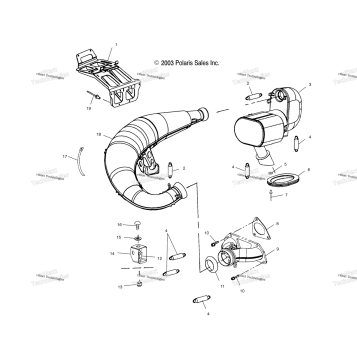 EXHAUST /7CSA/7CSB/7CSC/8CS/8CSA/8CSB/8CSCS04NE7CS/8CS