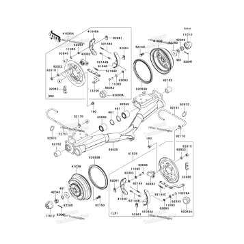 REAR HUBS/BRAKES (K6F)