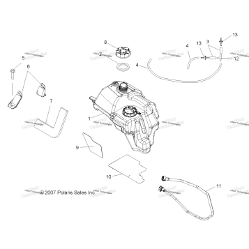 BODY, FUEL TANK ASM