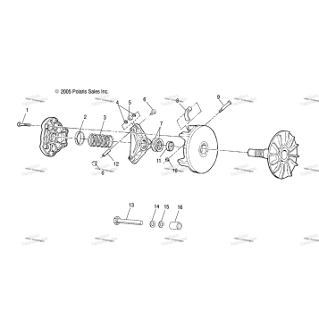 DRIVE CLUTCH/MOUNTING /AB