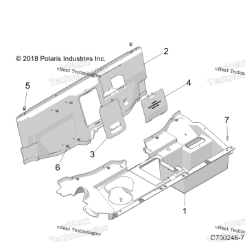 BODY, REAR CLOSEOFF Z23NAK99A/99B