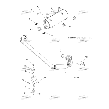 ENGINE, EXHAUST SYSTEM