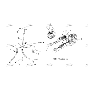 CONTROLS MASTER CYLINDER/BRAKE LINE /AB/AC