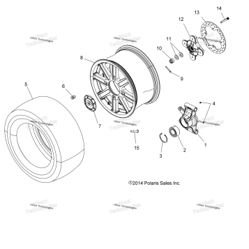 WHEELS, REAR & HUB