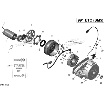 MAGNETO AND ELECTRIC STARTER 500W - RS-S_SM5