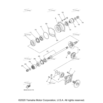 MIDDLE DRIVE GEAR