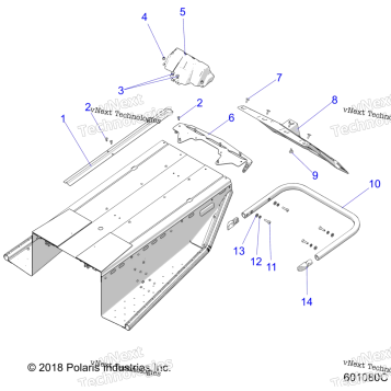 BODY, BUMPER, REAR, SNOWFLAP & TAILLIGHT COVER