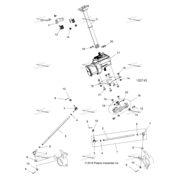 STEERING, STEERING POST ASM. A17SXE85AB/AM/AS/A9
