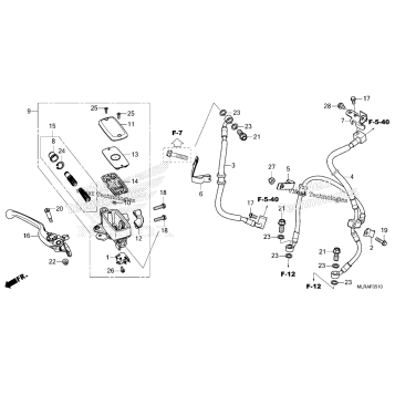 FRONT BRAKE MASTER CYLINDER