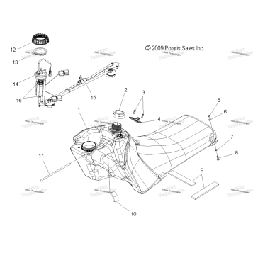 FUEL SYSTEM, FUEL TANK ASM