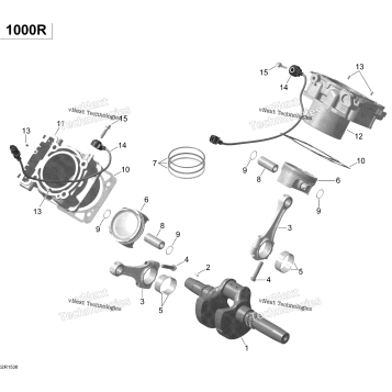 CRANKSHAFT, PISTON AND CYLINDER TURBO