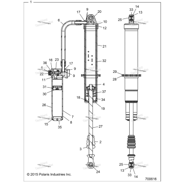 SUSPENSION, REAR SHOCK