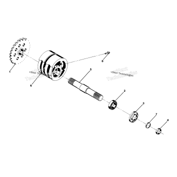 FRONT TIGHTENER ASSEMBLYPN 1380024