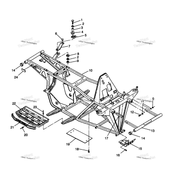 FRAME ASSEMBLY TRAIL BLAZER